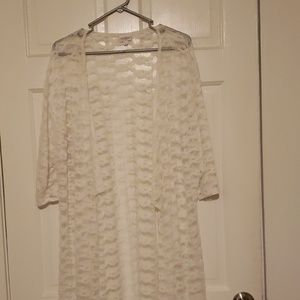 White Lace LuLaRoe Shirley